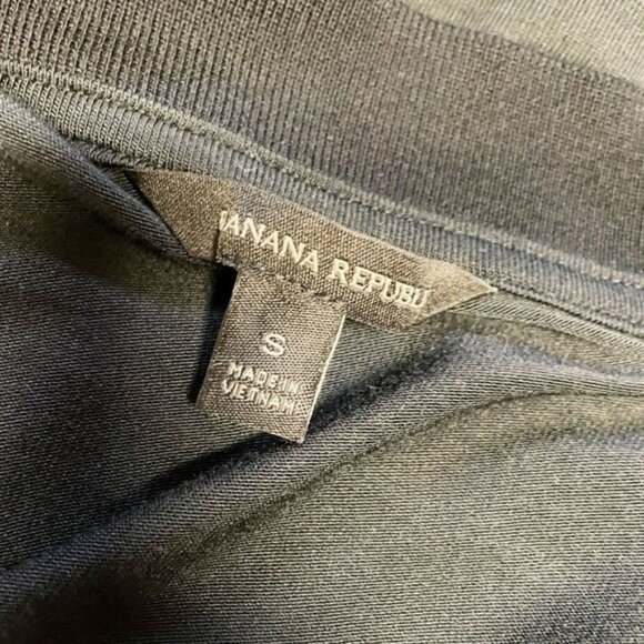 Banana Republic Cruella Black n White Outfit Tunic Supersoft V Neck Blouse Small - Picture 5 of 9